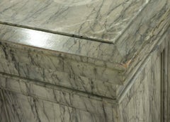 19th Century Marbled Rectangular Pedestal