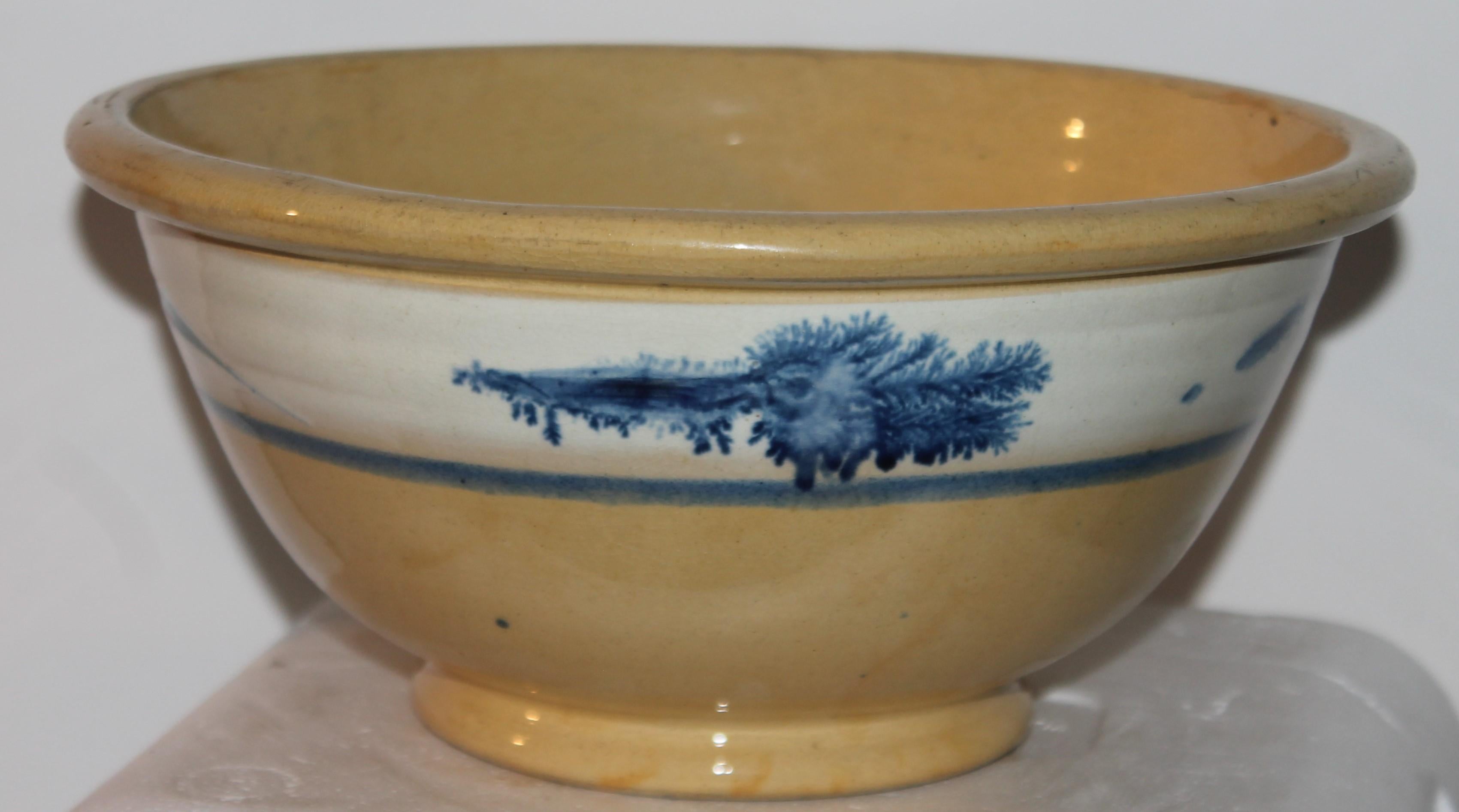 yellow ceramic mixing bowl