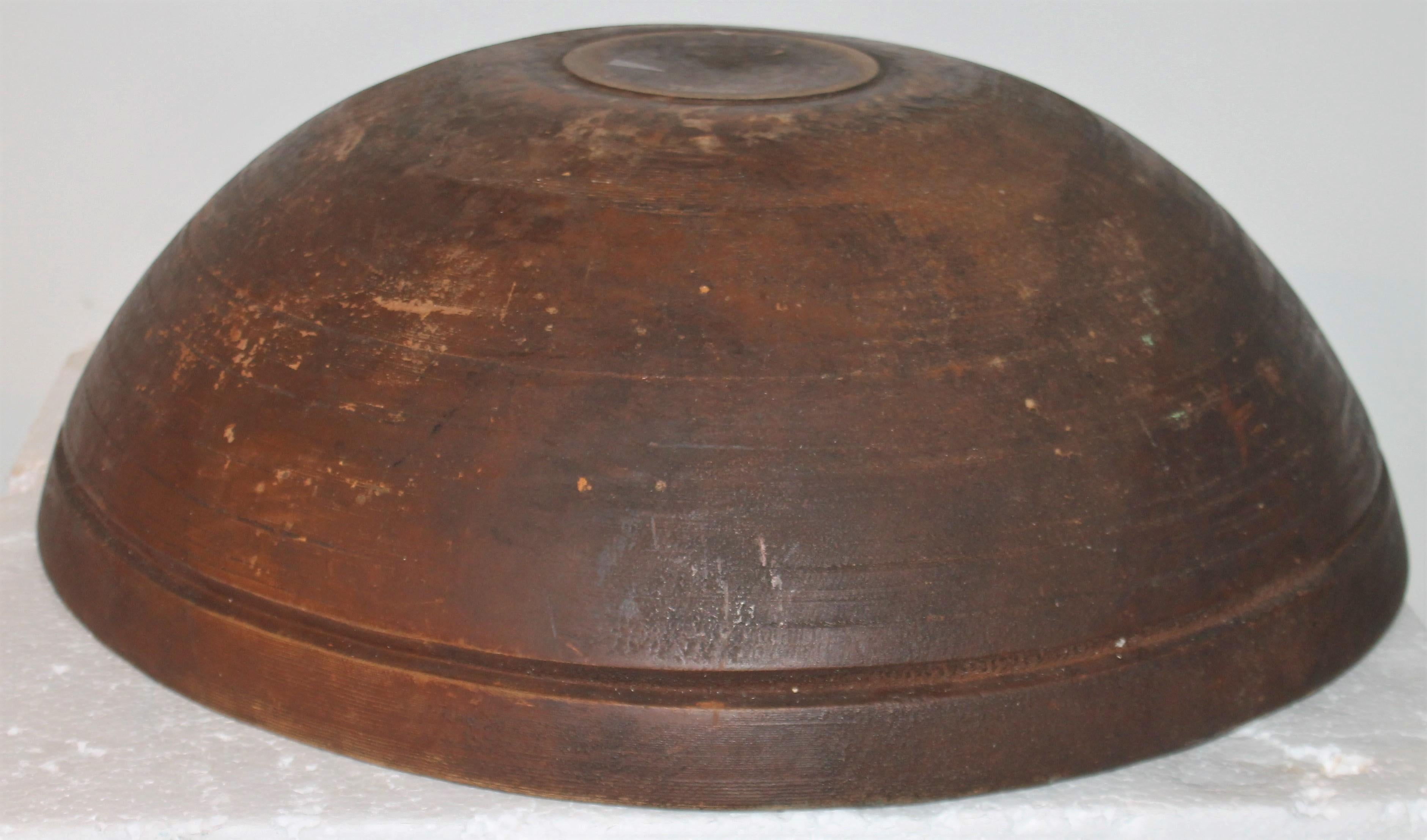 Adirondack 19th Century Monumental Bee Hive Butter Bowl For Sale