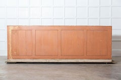 19thC Monumental Dry Scraped French Bank of Pine Drawers