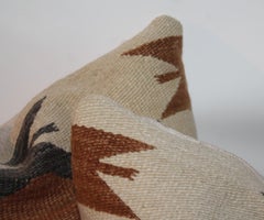 19thc Navajo Indian Geometric Weaving Pillows
