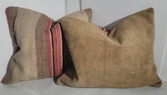 19th Century Navajo Indian Weaving Bolster Pillows -2