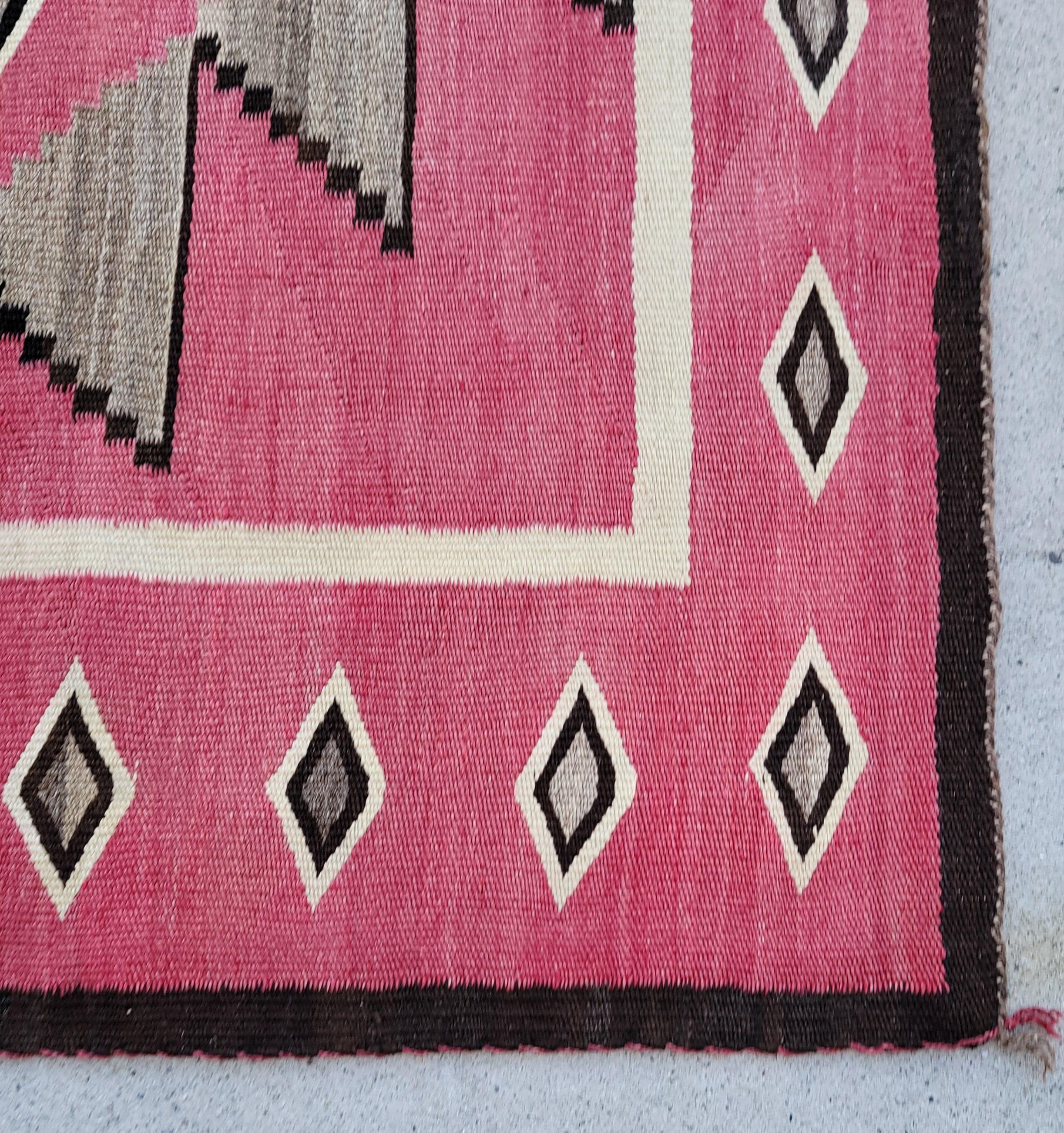 XIXe siècle Tissage indien Navajo du 19e siècle en vente