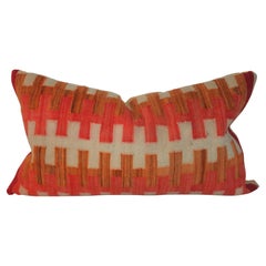19th C Navajo Indian Weaving Saddle Blanket Pillow