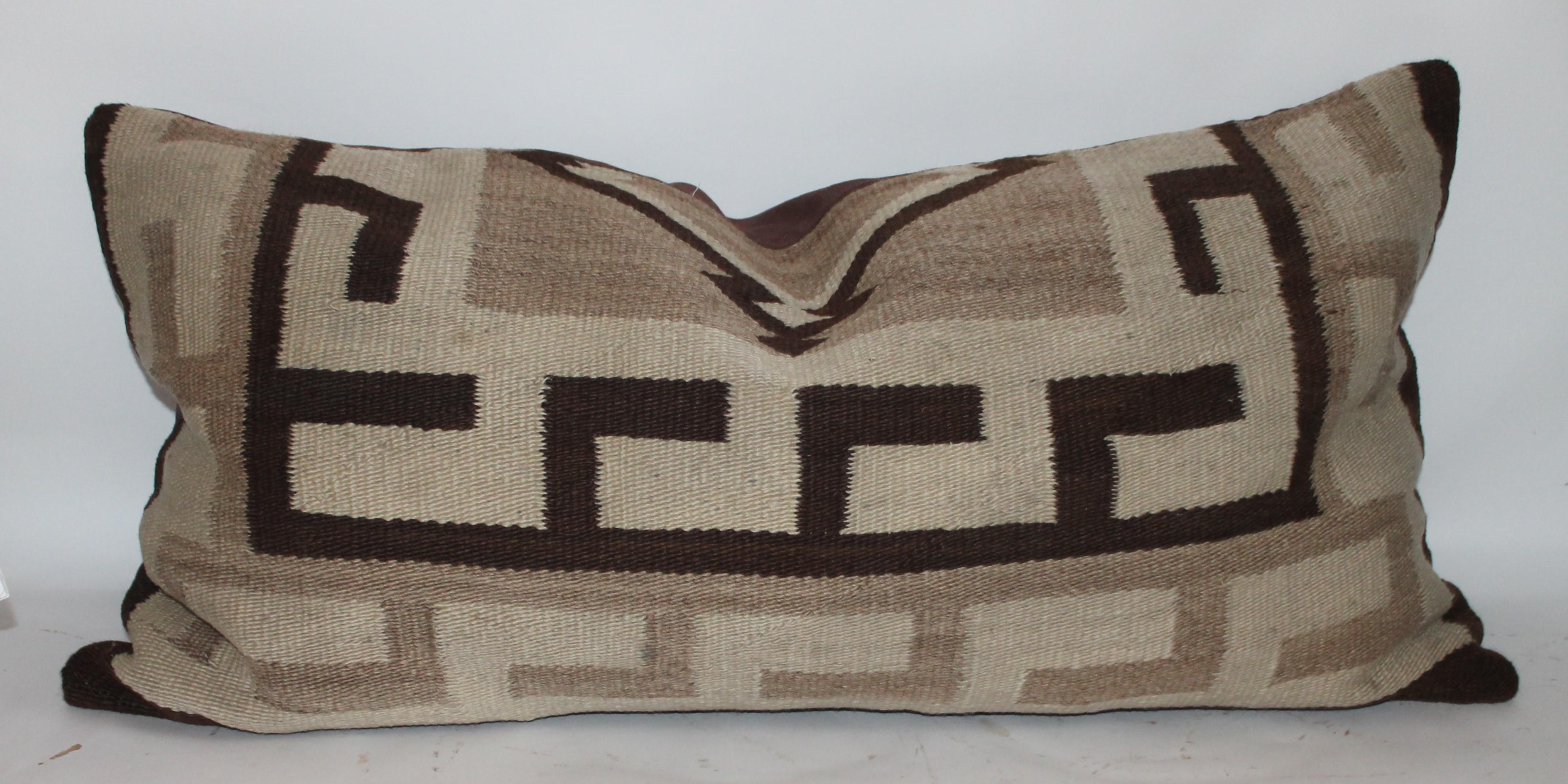 American 19th Century Navajo Indian Weaving Transitional Pillows