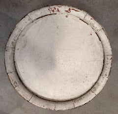 19th C New England Original Painted White Sap Bucket