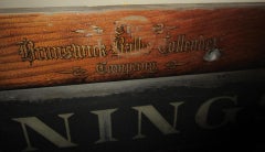 19th C Oak Brunswick Balke Collender Baseball Innings Blackboard Scoreboard