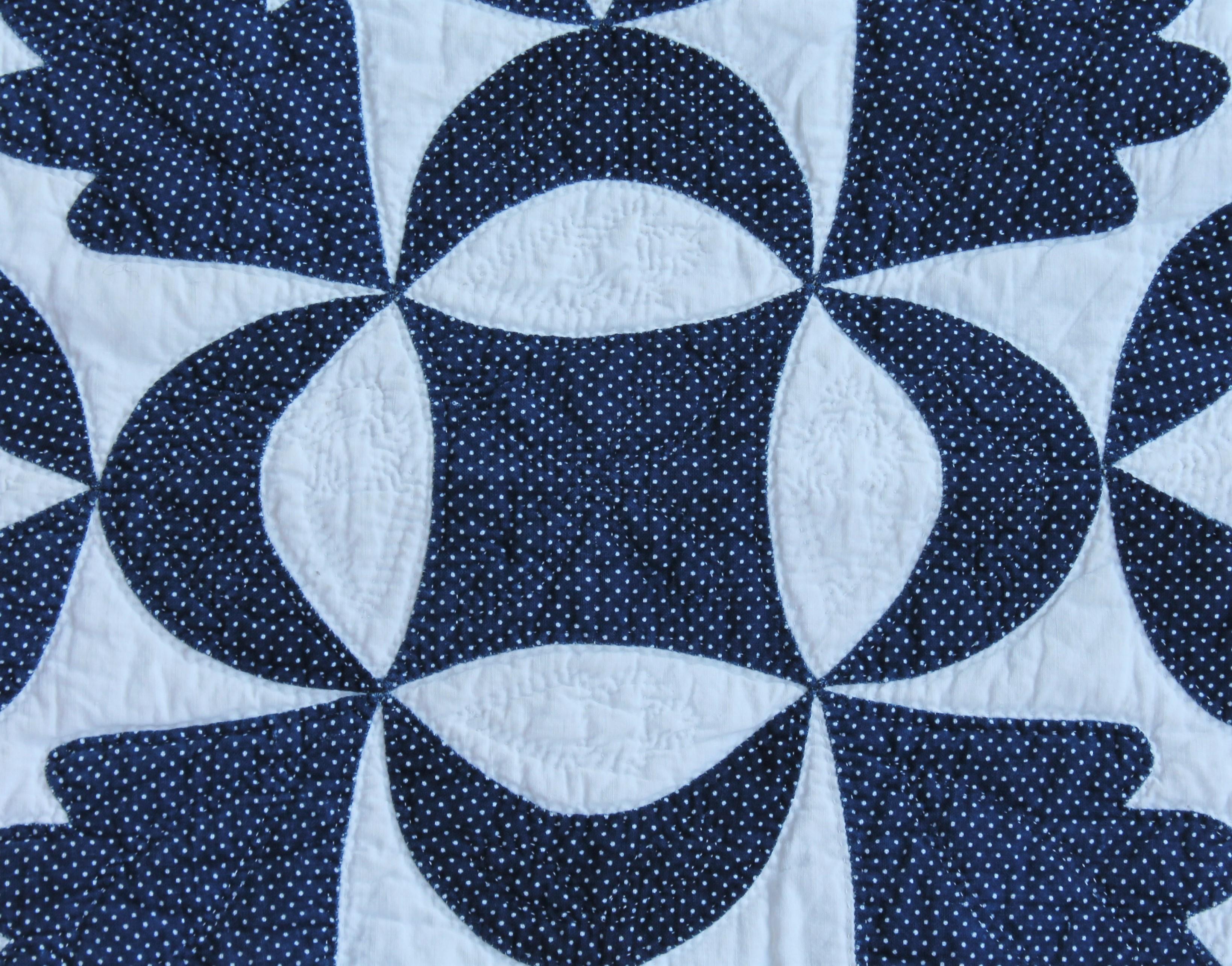 oak leaf and reel quilt pattern