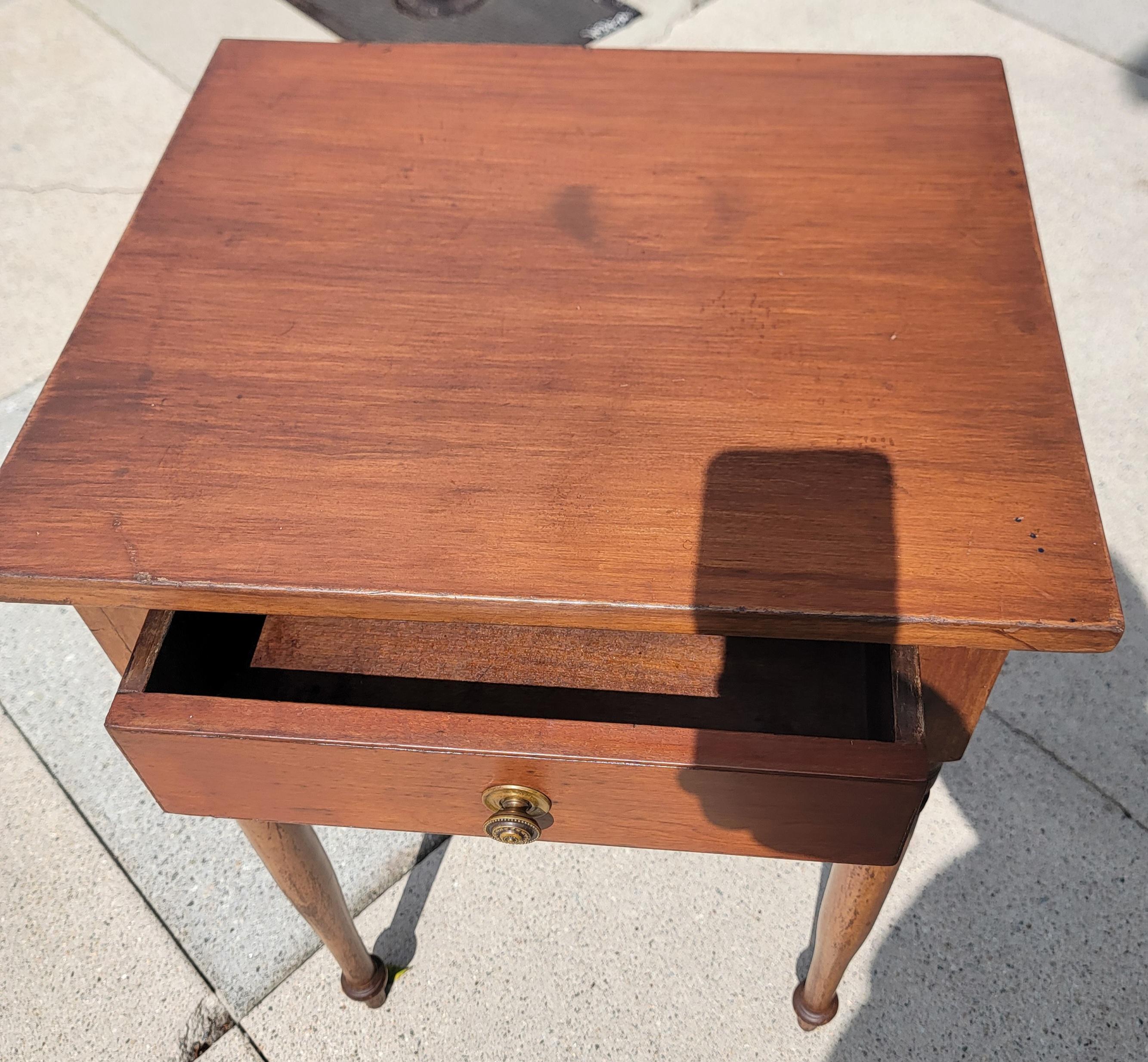 American 19Thc One-Drawer Stand For Sale