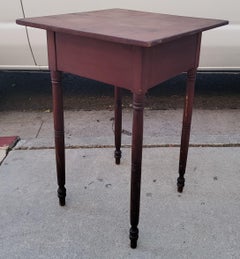 19Thc One Drawer Stand From Pennsylvania