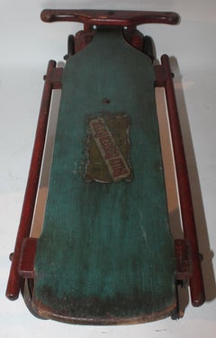 19th Century Original Billy Buster Flyer Sled