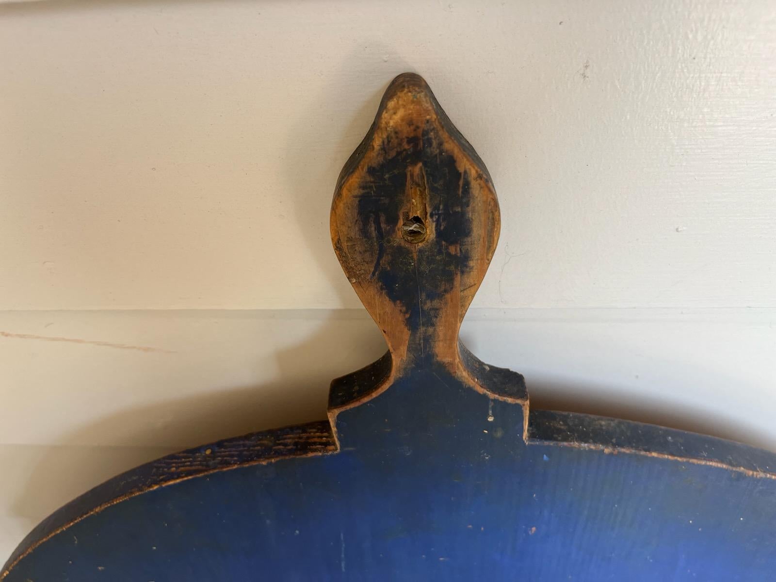 19. Jahrhundert Original  Schneidebrett blau datiert 1913 im Zustand „Gut“ im Angebot in Los Angeles, CA