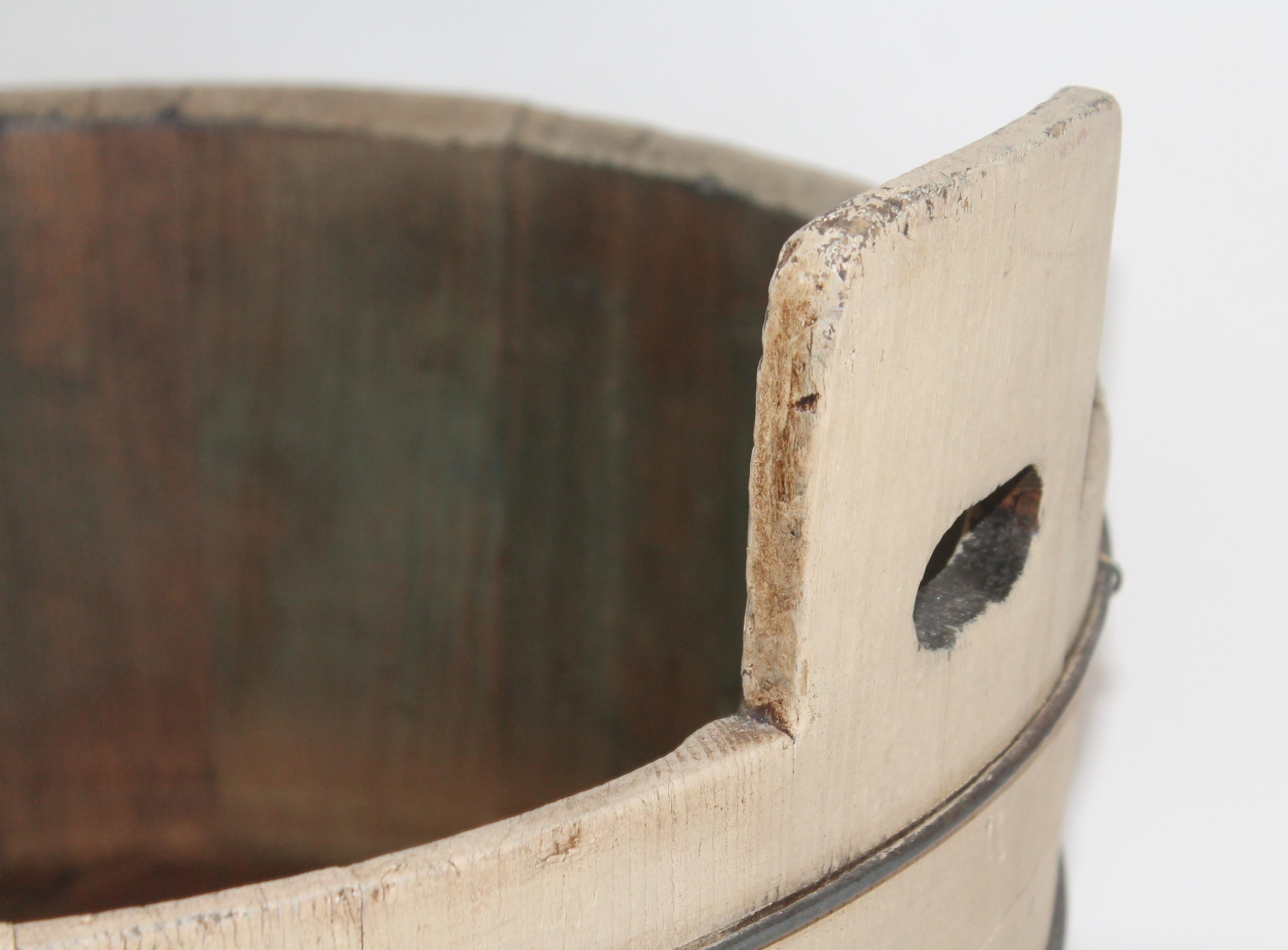 wooden washtub