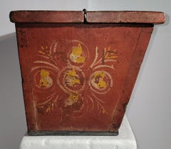 19thc Original Decorated Buggy Box from Pennsylvania