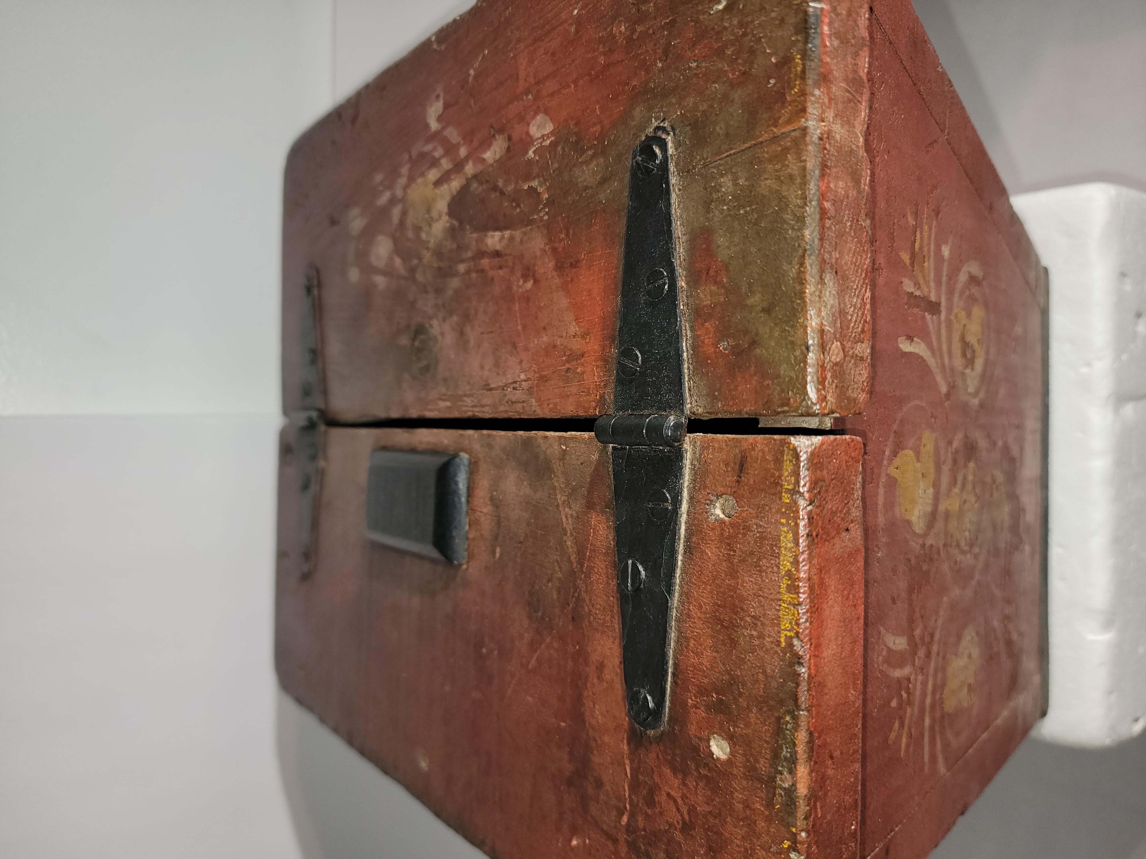 Original verzierte Buggy Box aus Pennsylvania aus dem 19. Jahrhundert (Adirondack) im Angebot