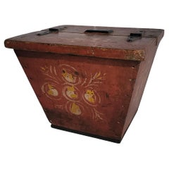19thc Original Decorated Buggy Box from Pennsylvania