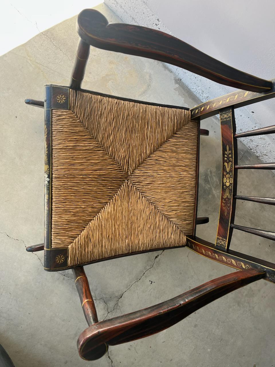 19thc Original Decorated Hitchcock Chair Company For Sale 2