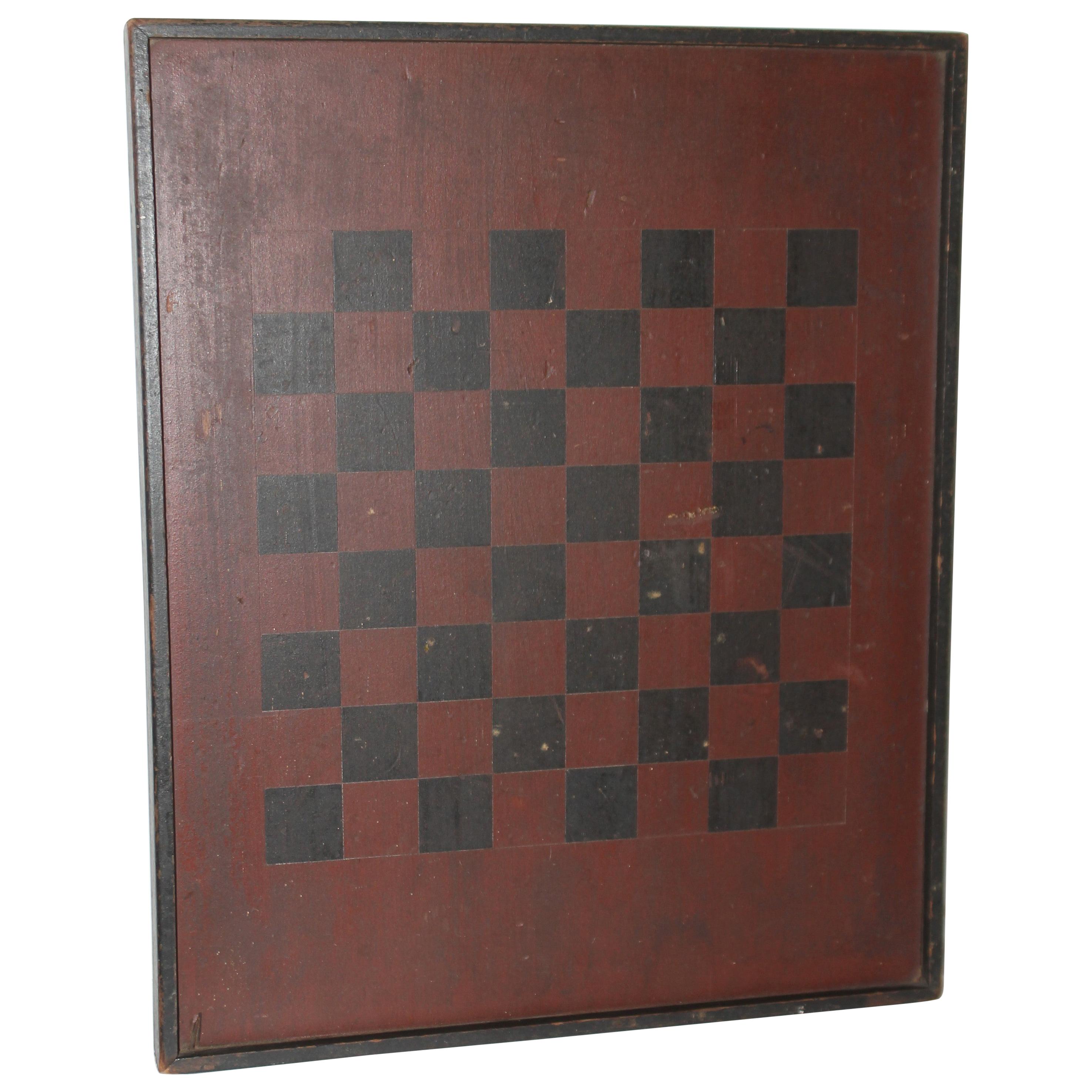 19thc Original Double Sided Game Board