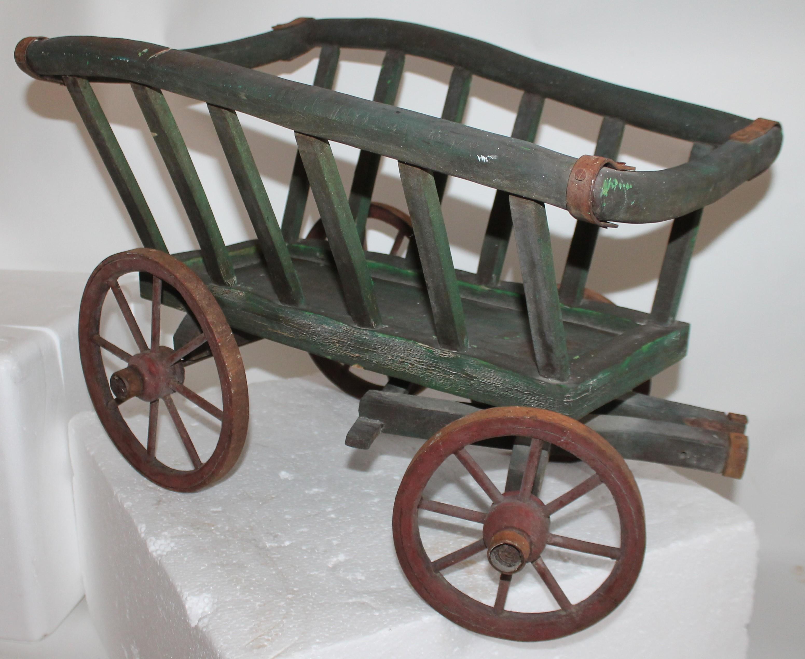painted wagon wheels