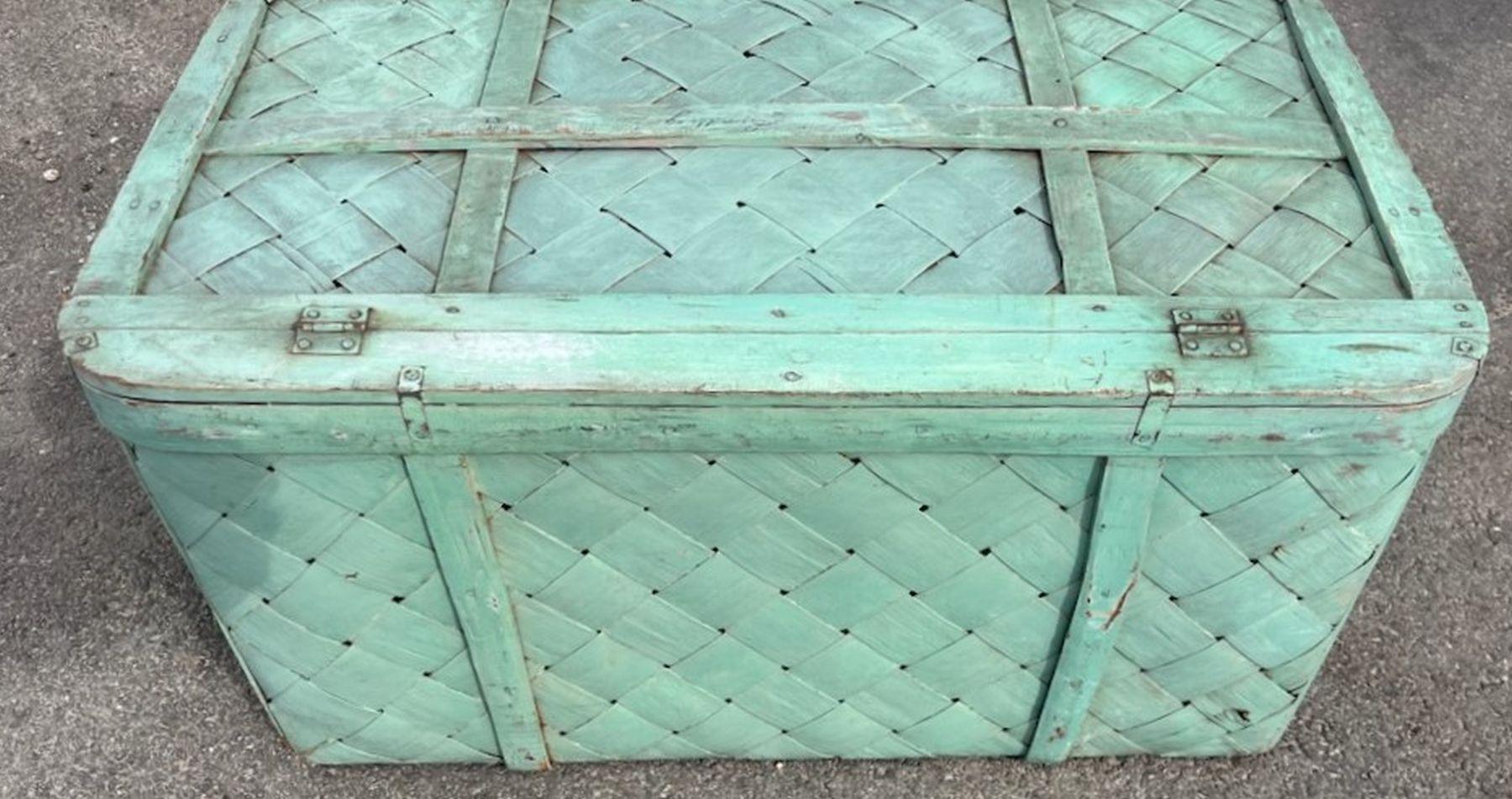 Stile Adirondack Cestino originale 19Thc Greene & Greene originale con maniglie in vendita