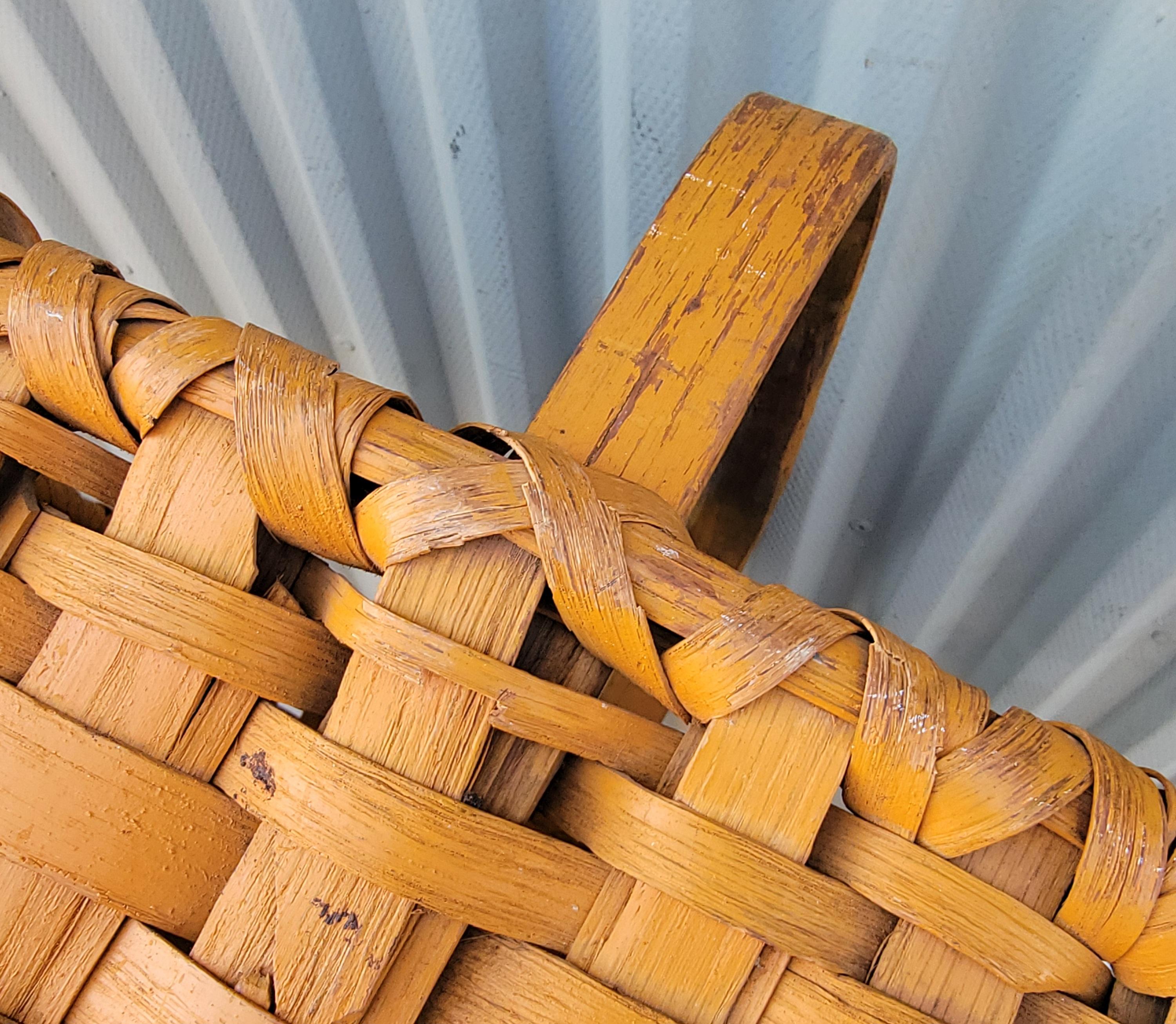 19Thc Original Cesta de Recogida Pintada de Naranja en venta 1