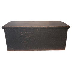19thc Original Paint Decorated Box