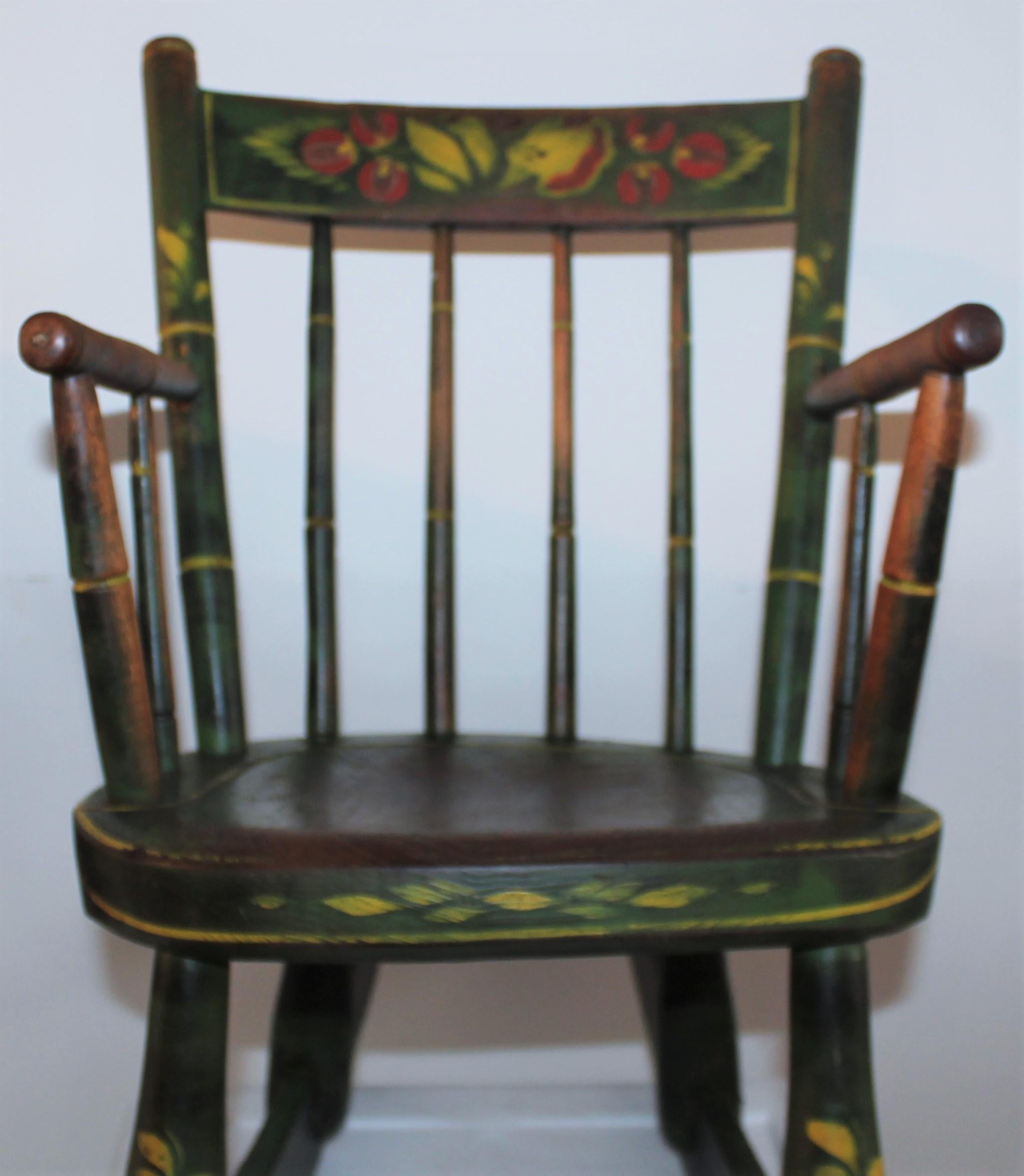 childs rocking chair antique