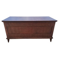 19Thc Original Painted Blanket Chest From Epharta, Pennsylvania