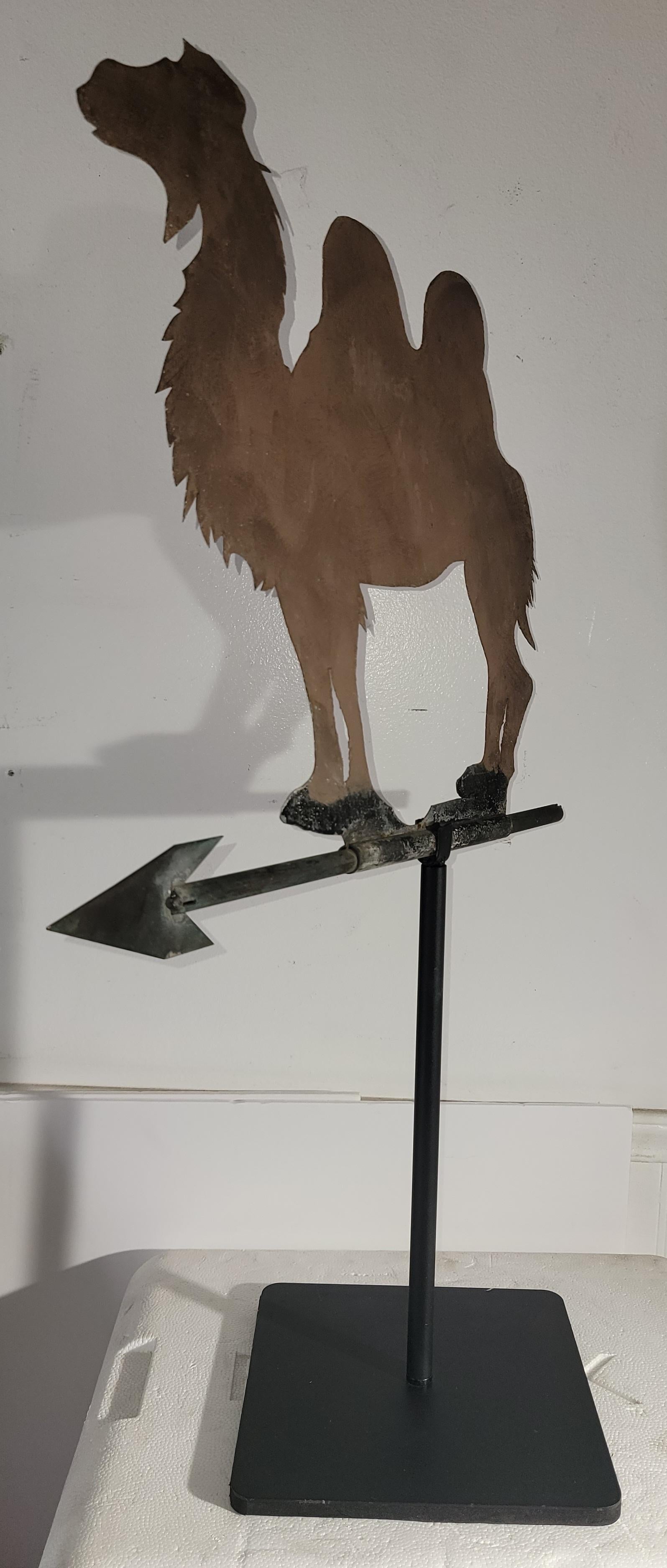 19. Jahrhundert Original bemaltes Kamel auf Berg (Adirondack) im Angebot