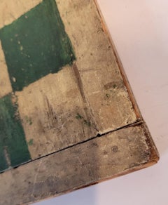19th C Original Painted Game Board