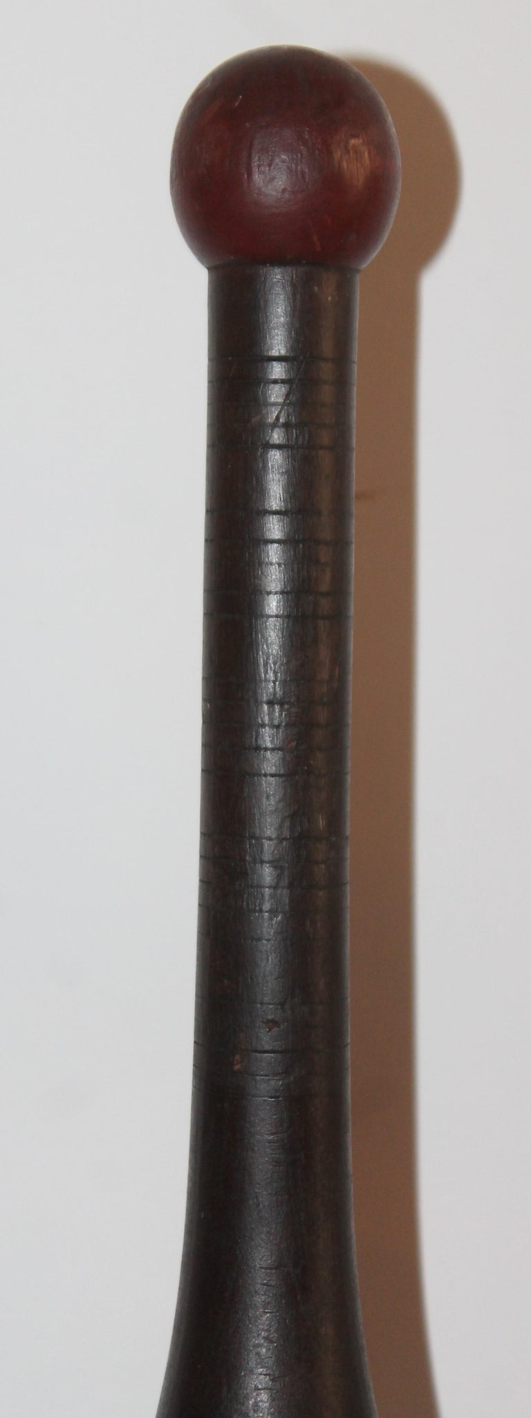 19th Century Original Painted Juggling Pins For Sale at 1stDibs