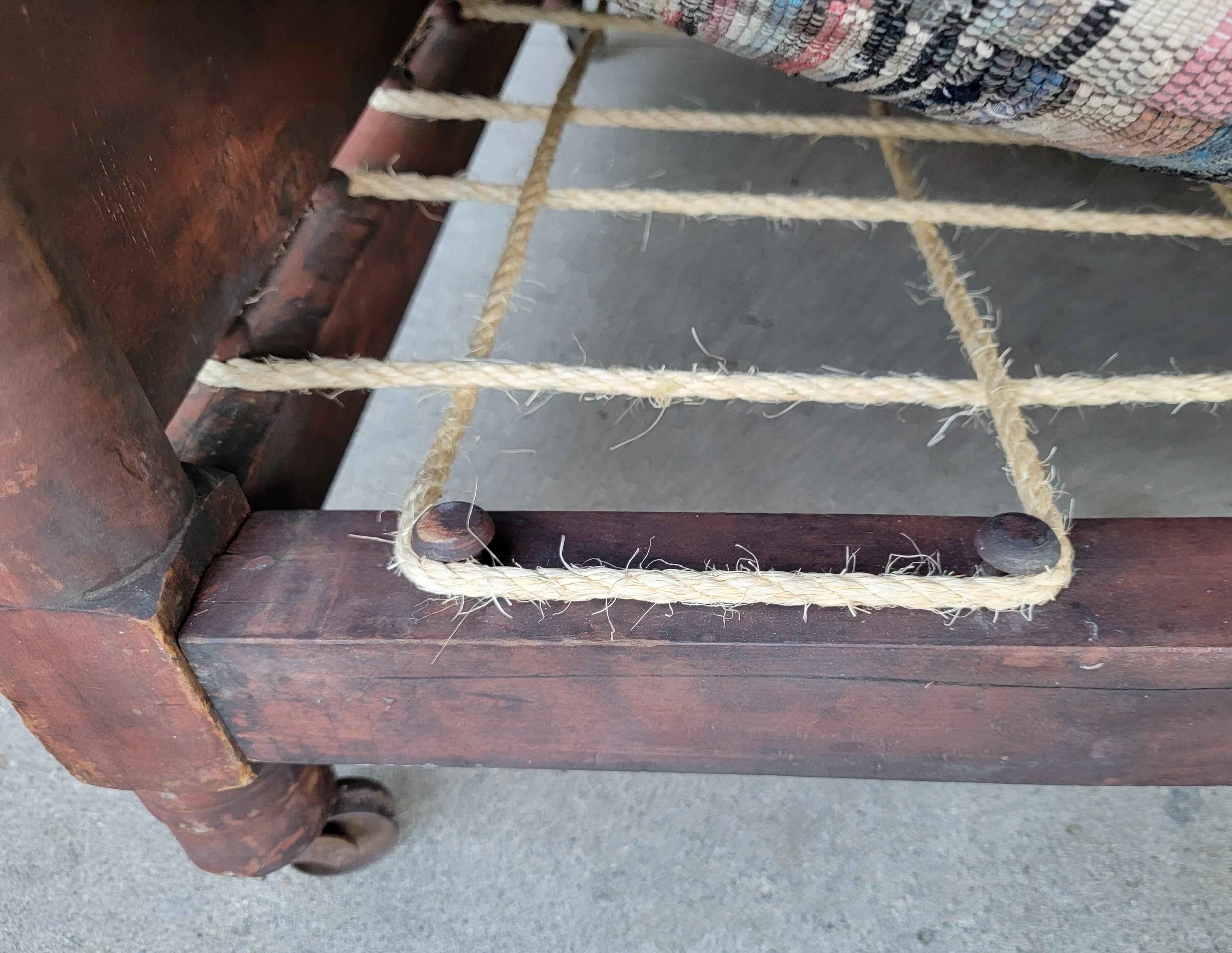 rope bed frame
