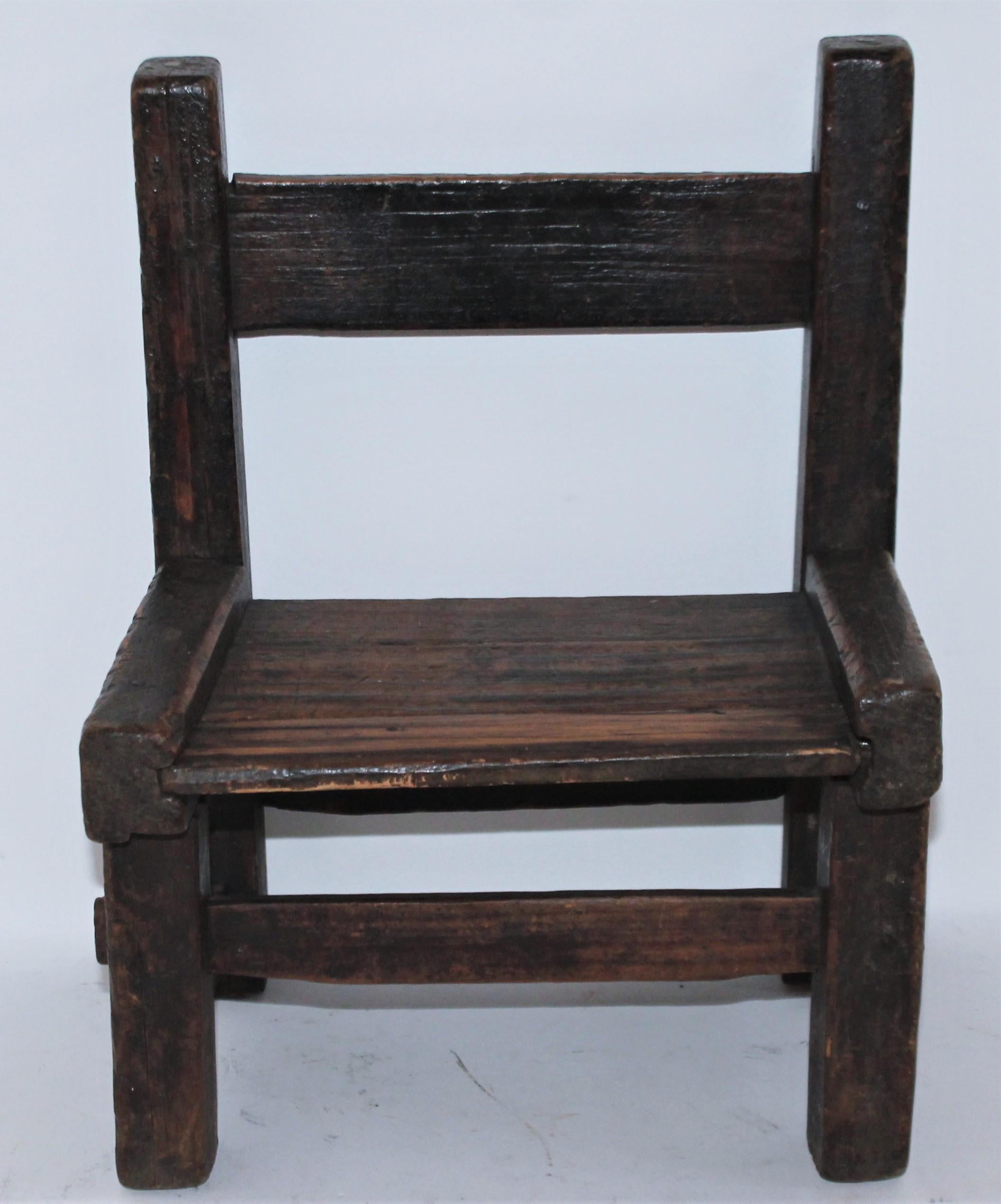 childs wooden chair