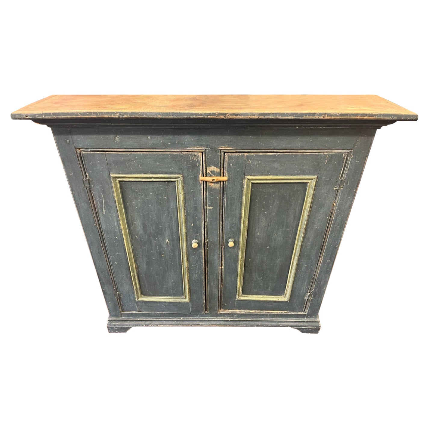 19thc Original Two Door Cupboard from Maine