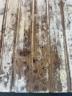 19Thc Original White Painted Drain Board