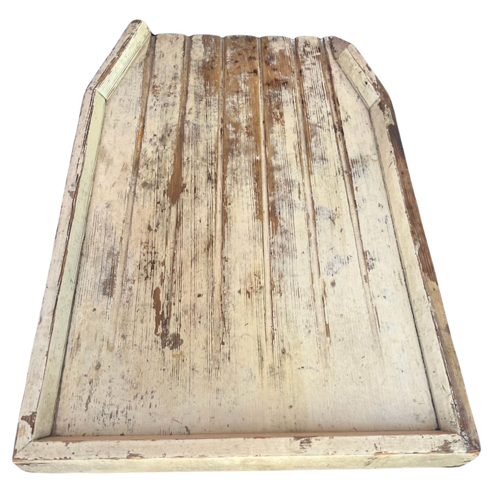 19Thc Original White Painted Drain Board For Sale