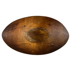 19Thc Oval Hand Carved Dough Bowl