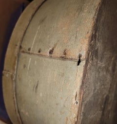 19thc Oval Oversized Pantry Box.