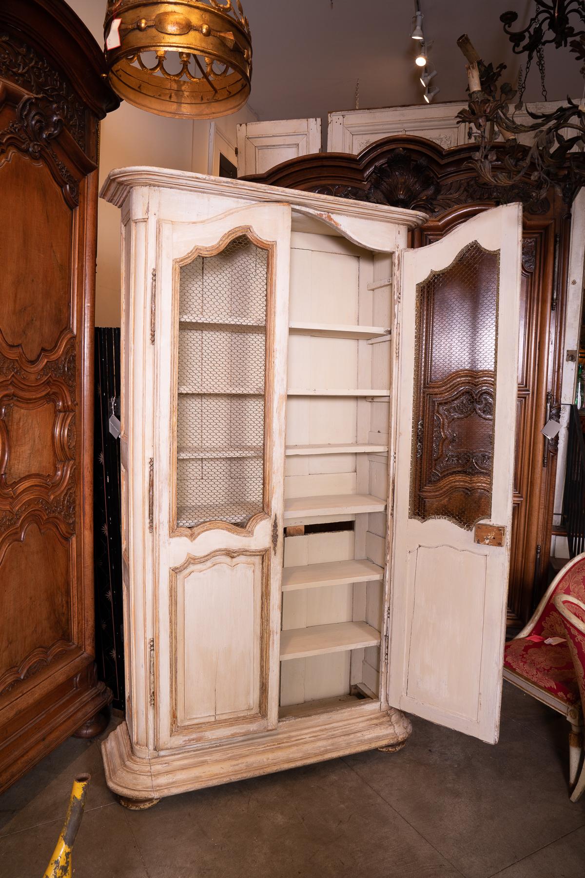 Charming painted and gilded French country Bibliotheca.