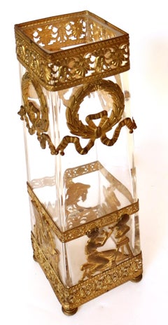 19thC. Pair of Highly Decorated Gilt Vases French Circa 1875.