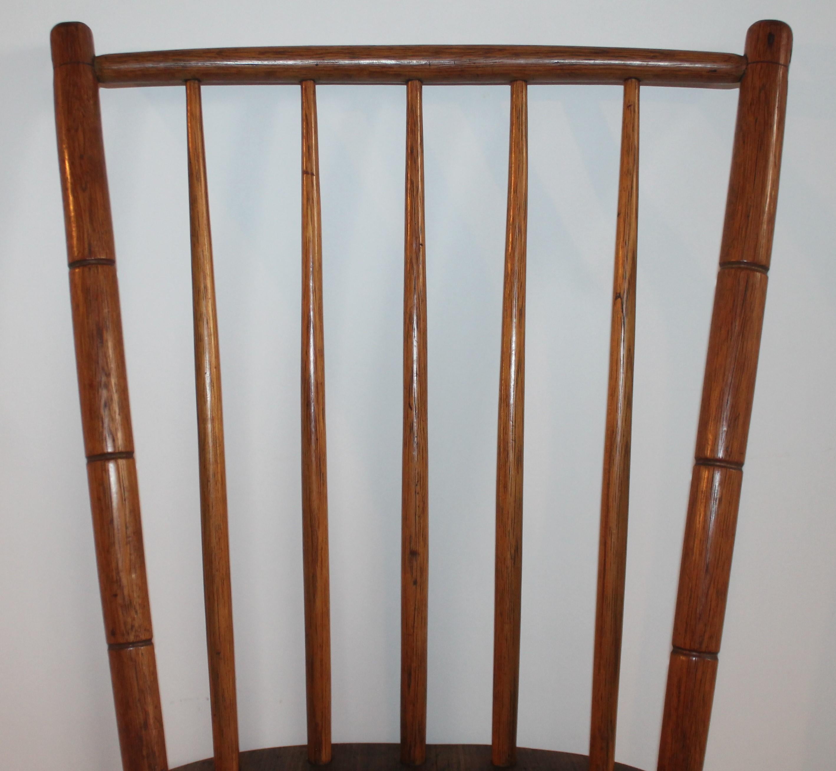 American 19th Century Pennsylvania Bird Cage Windsor Chair