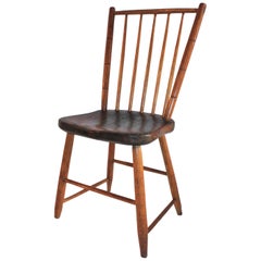 Antique 19th Century Pennsylvania Bird Cage Windsor Chair