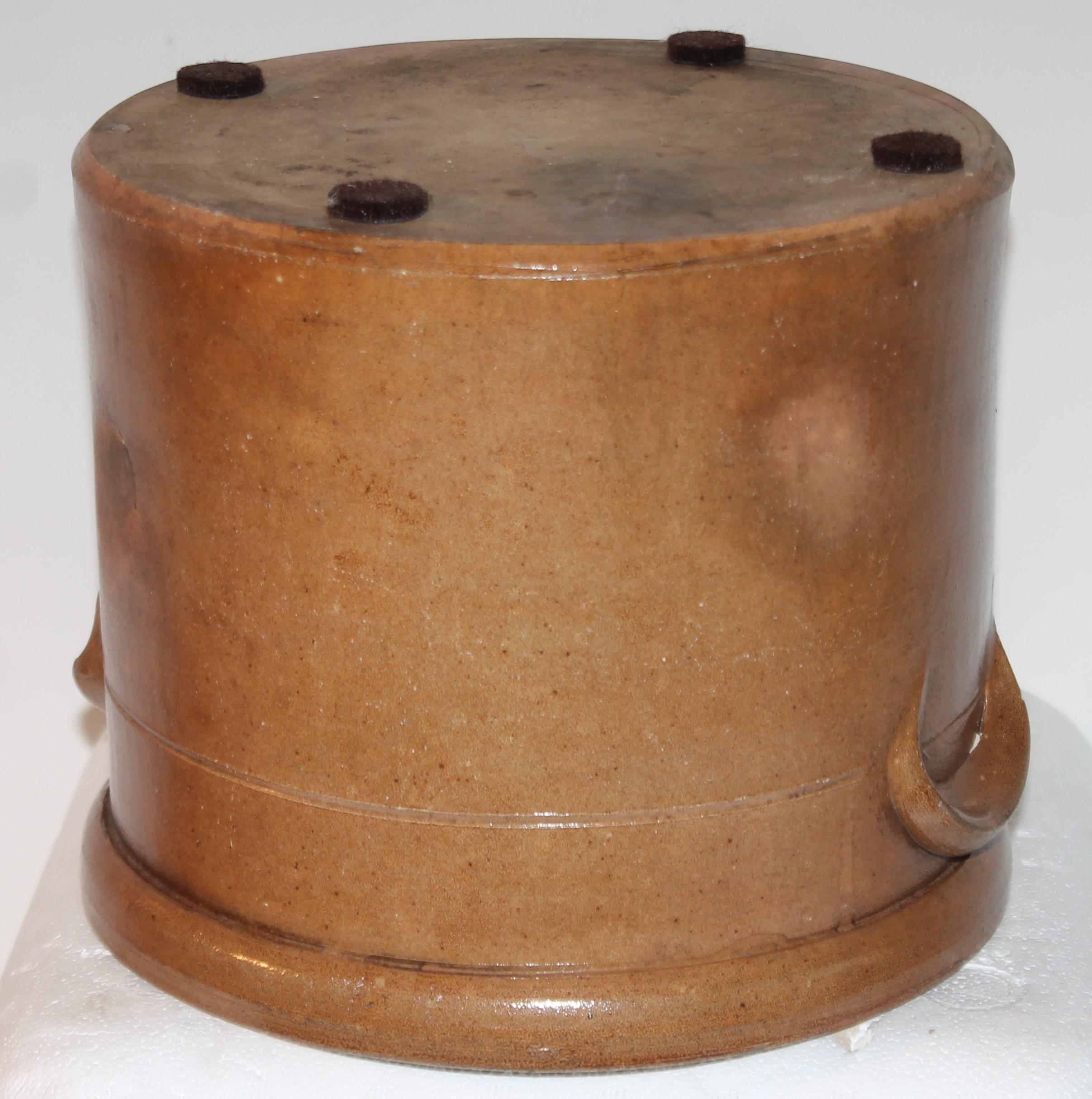 American 19thc Pennsylvania Stone Ware  Decorated Crock
