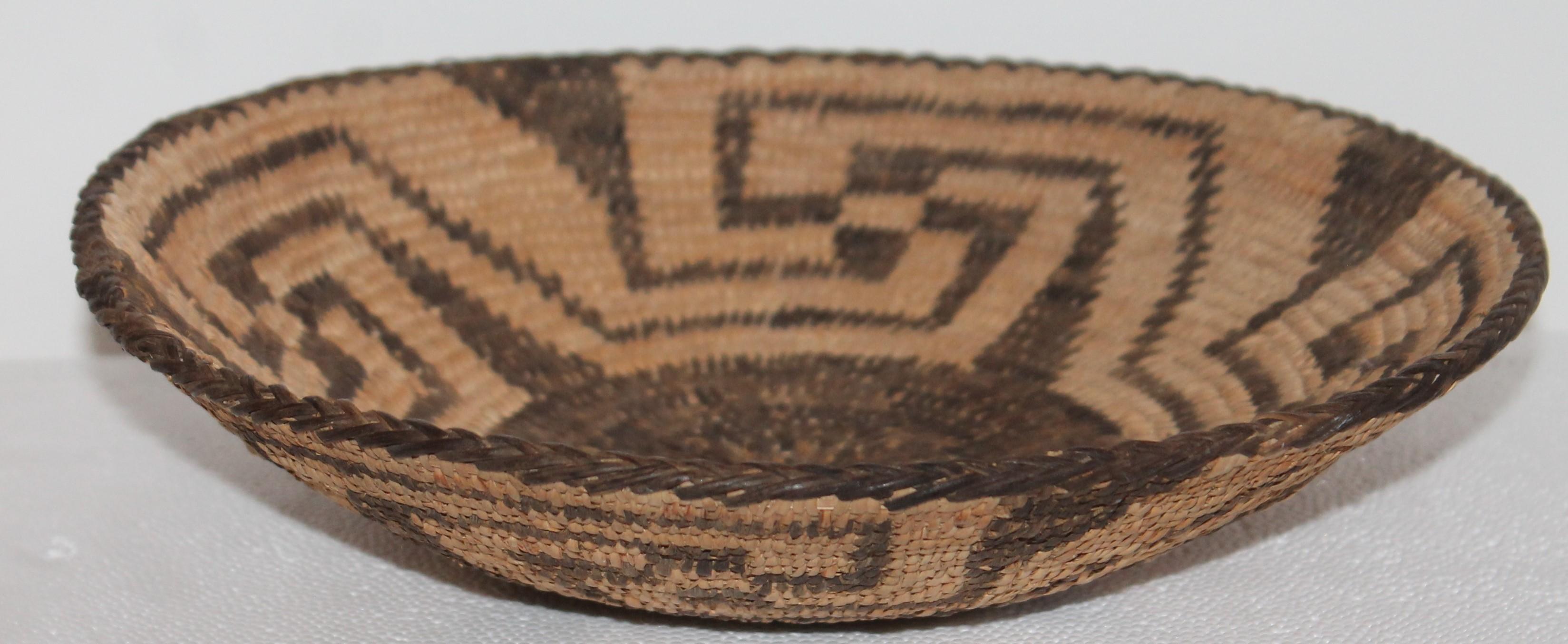American 19th Century Pima Indian Baskets Collection of Three