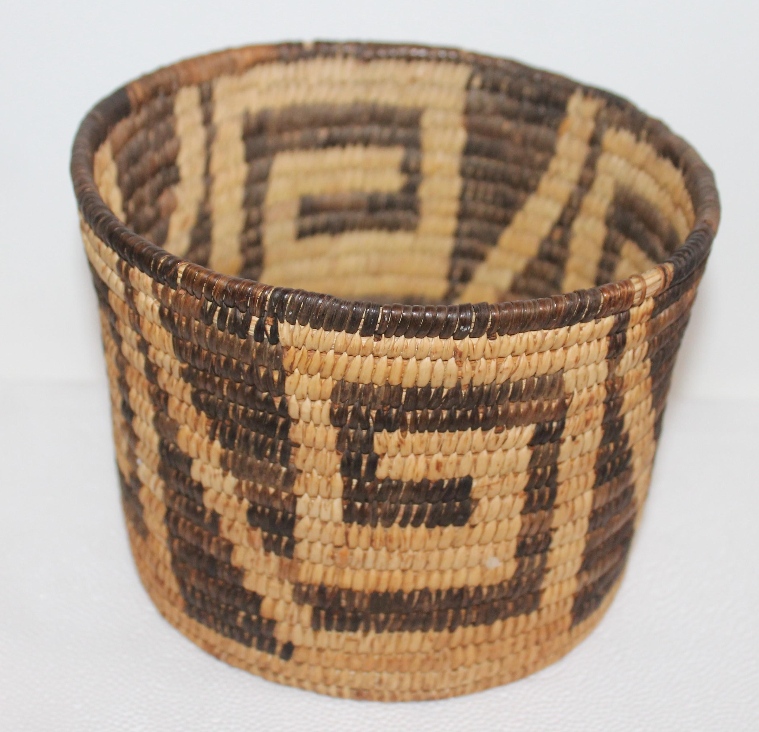 19th Century Pima Indian Baskets Collection of Three 1