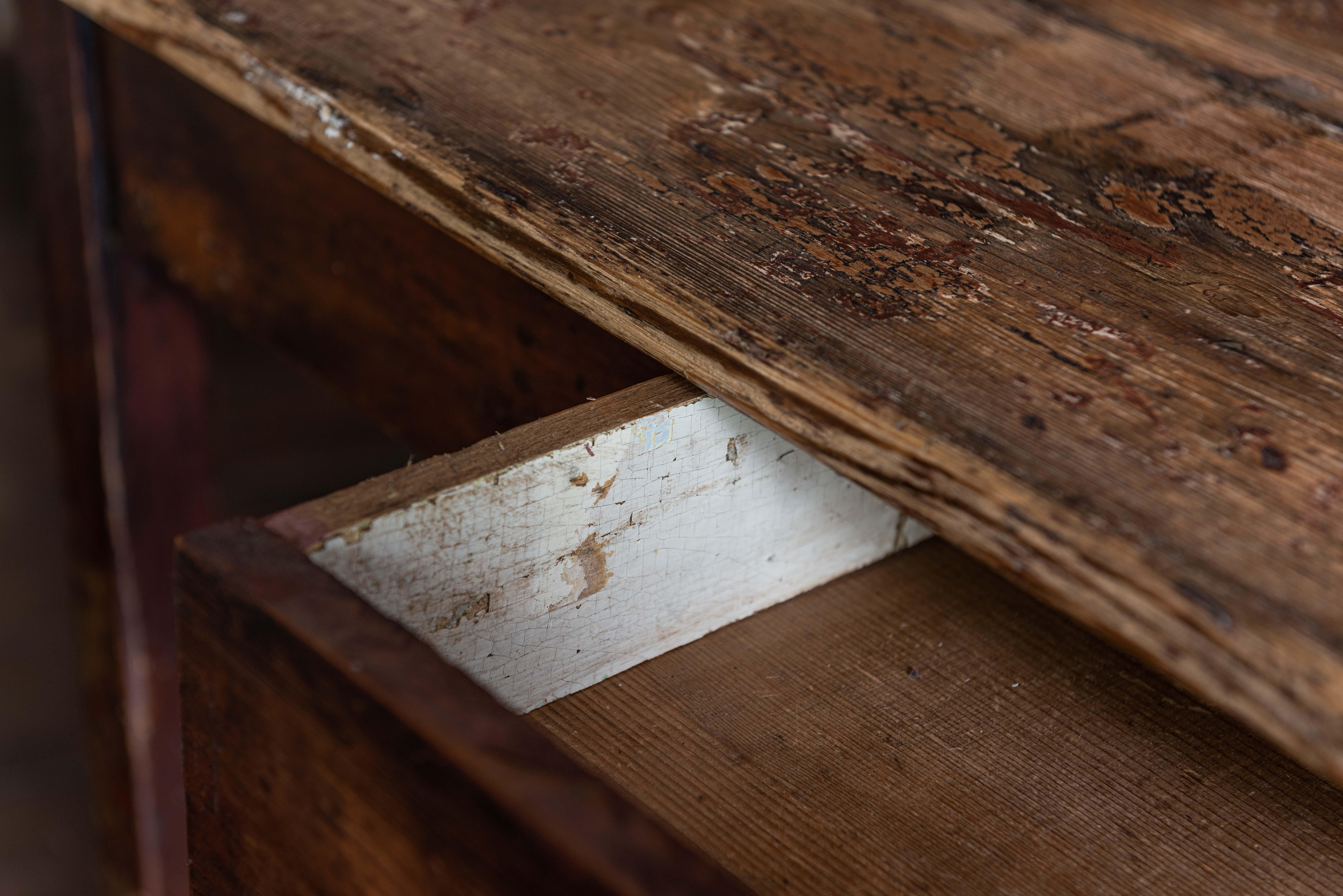 Late 19th Century 19th Century Pine Lancashire Mill Table For Sale