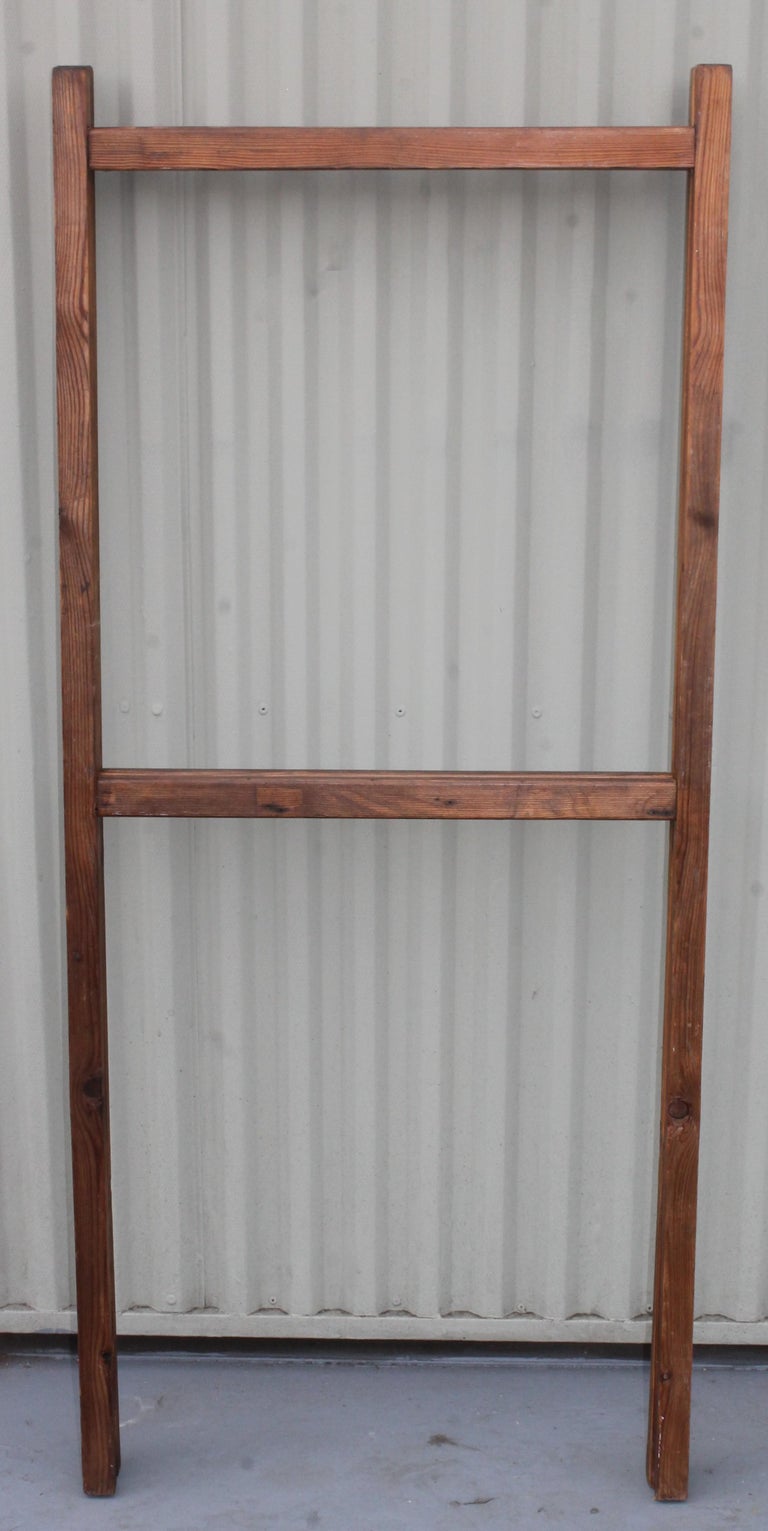 19th Century Pine Quilt Rack For Sale at 1stdibs