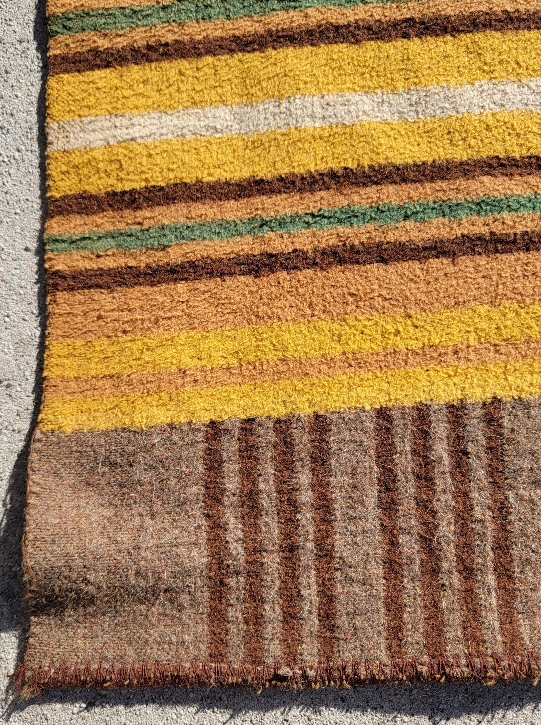 19. Jahrhundert Plaid Decke All Wool Blanket im Angebot 1