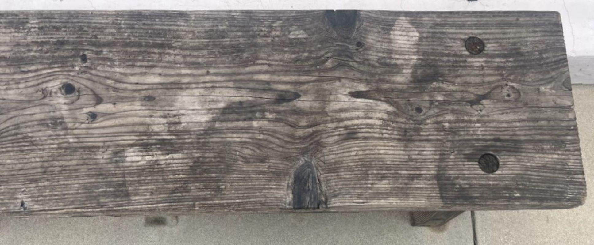 19. Jahrhundert Planke Wood Bank (Adirondack) im Angebot