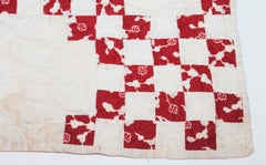 19th Century Postage Stamp Crib Quilt